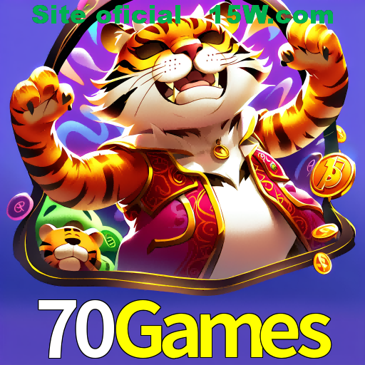 Imagem promocional da 70Games mostrando a plataforma e suas vantagens
